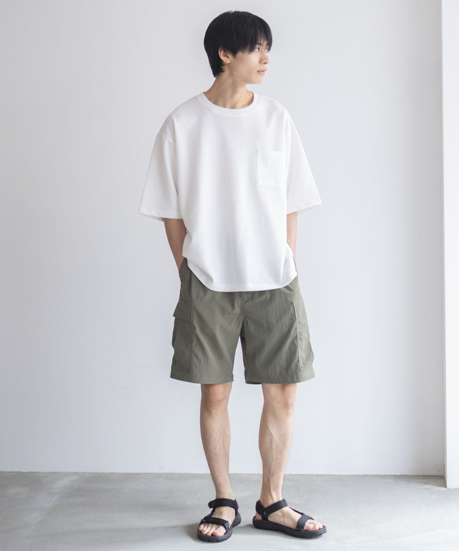 NAVY カーゴショートパンツ メンズ