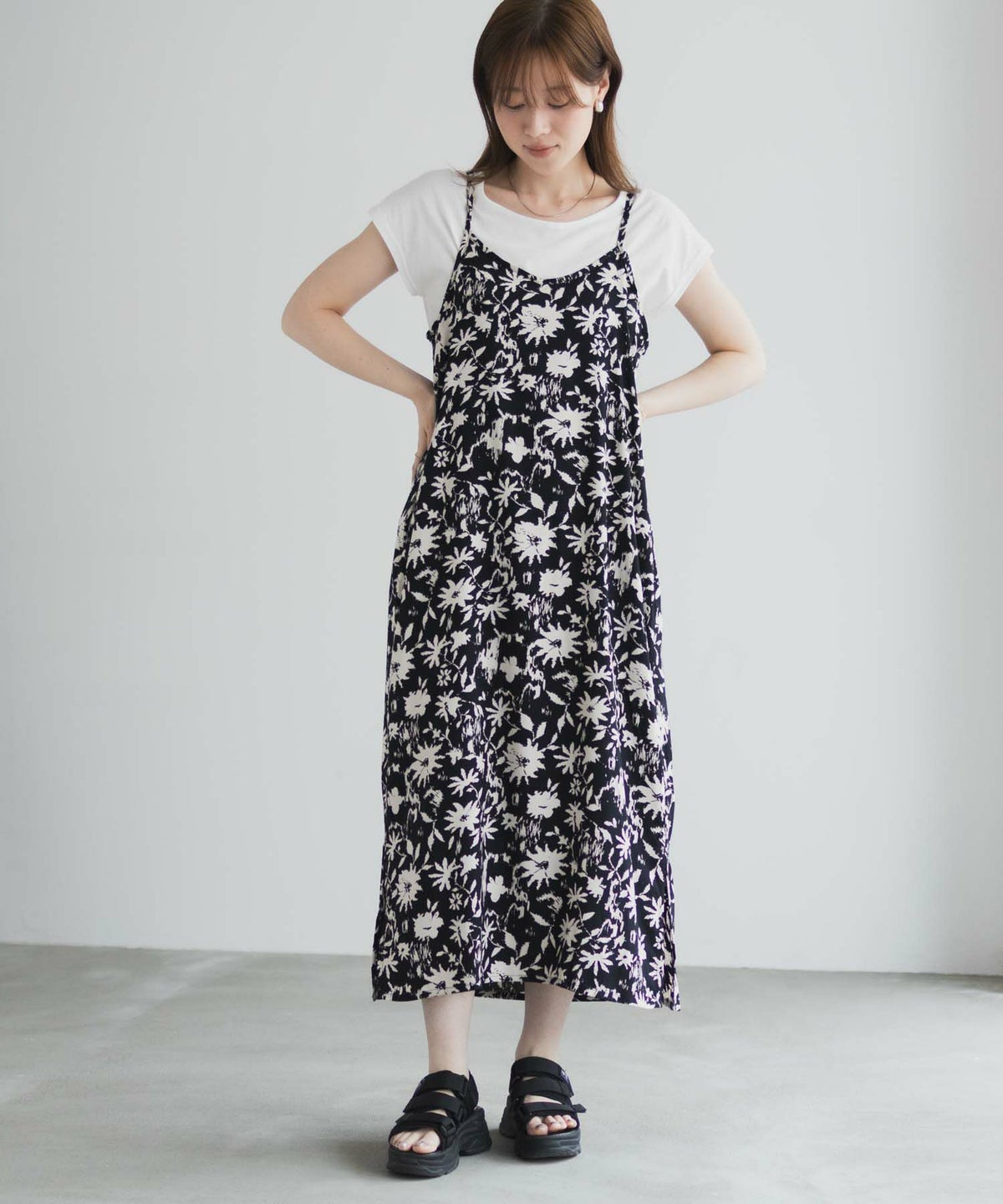 Howdy Marie インドファブリック キャミワンピースアンサンブル レディース
