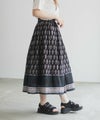 Howdy Marie インドファブリック 綿ボイル総柄スカート レディース商品サムネイル-8