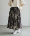 Howdy Marie  インドファブリック 綿ボイル総柄スカート レディース商品サムネイル-16