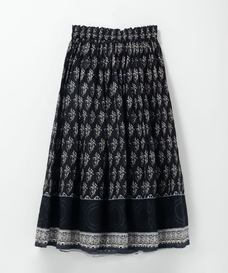 Howdy Marie インドファブリック 綿ボイル総柄スカート レディース商品画像-23