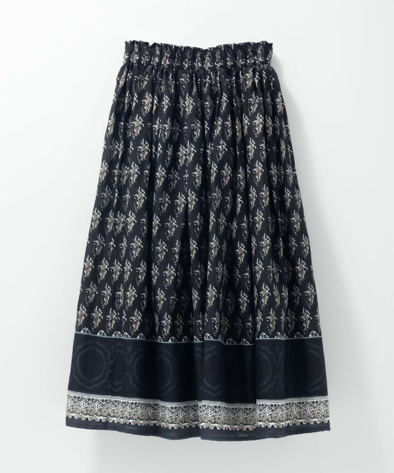 Howdy Marie  インドファブリック 綿ボイル総柄スカート レディース商品画像-24