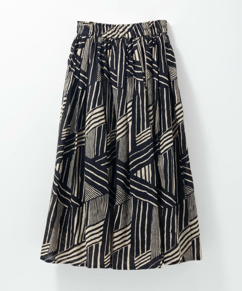 Howdy Marie インドファブリック 綿ボイル総柄スカート レディース商品画像-28