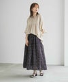 Howdy Marie  インドファブリック 綿ボイル総柄スカート レディース商品サムネイル-37