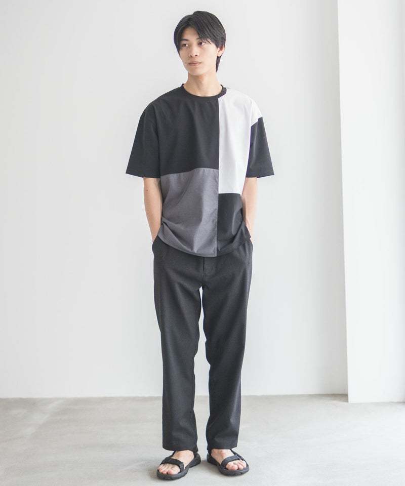 URBAN COLLECTION AIR Smoosy 切替Tシャツ メンズ メール便 対応商品商品画像-8