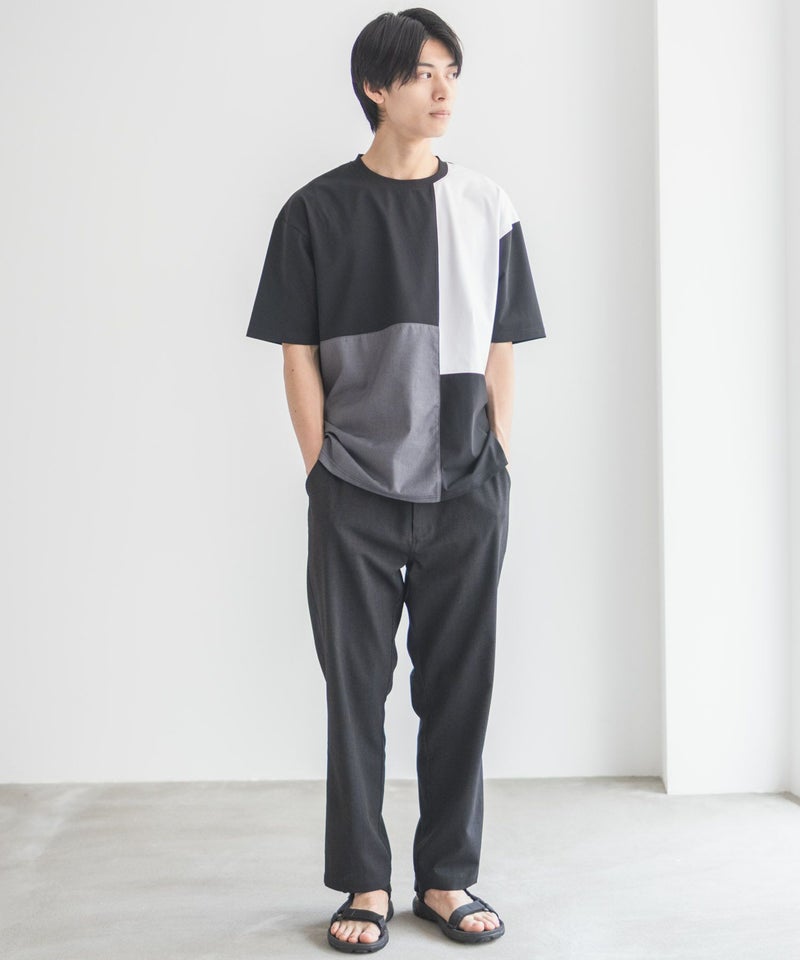 URBAN COLLECTION AIR Smoosy 切替Tシャツ メンズ メール便 対応商品商品画像-9