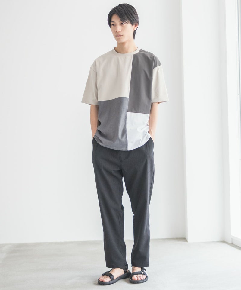 URBAN COLLECTION AIR Smoosy 切替Tシャツ メンズ メール便 対応商品商品画像-14