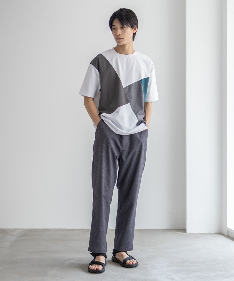 URBAN COLLECTION AIR Smoosy 切替Tシャツ メンズ メール便 対応商品商品画像-9