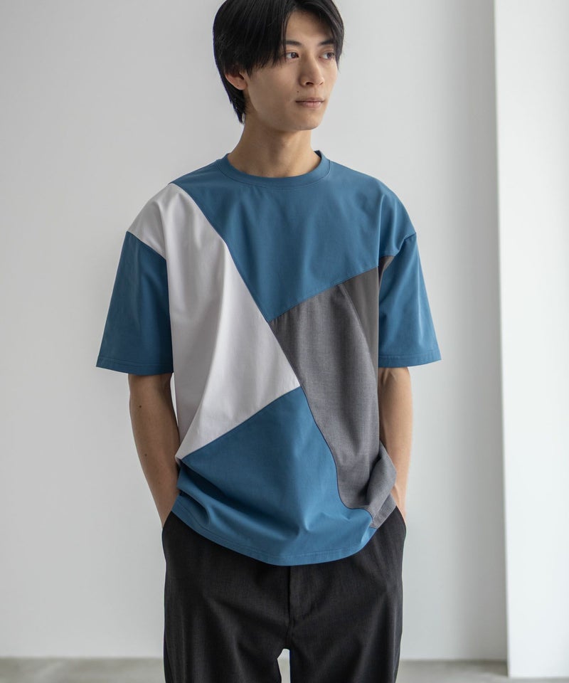 URBAN COLLECTION AIR Smoosy 切替Tシャツ メンズ メール便 対応商品商品画像-10