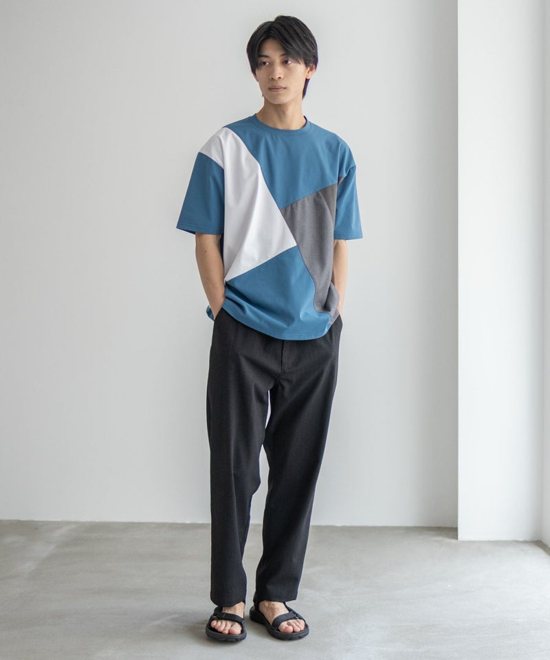 URBAN COLLECTION AIR Smoosy 切替Tシャツ メンズ メール便 対応商品商品画像-14