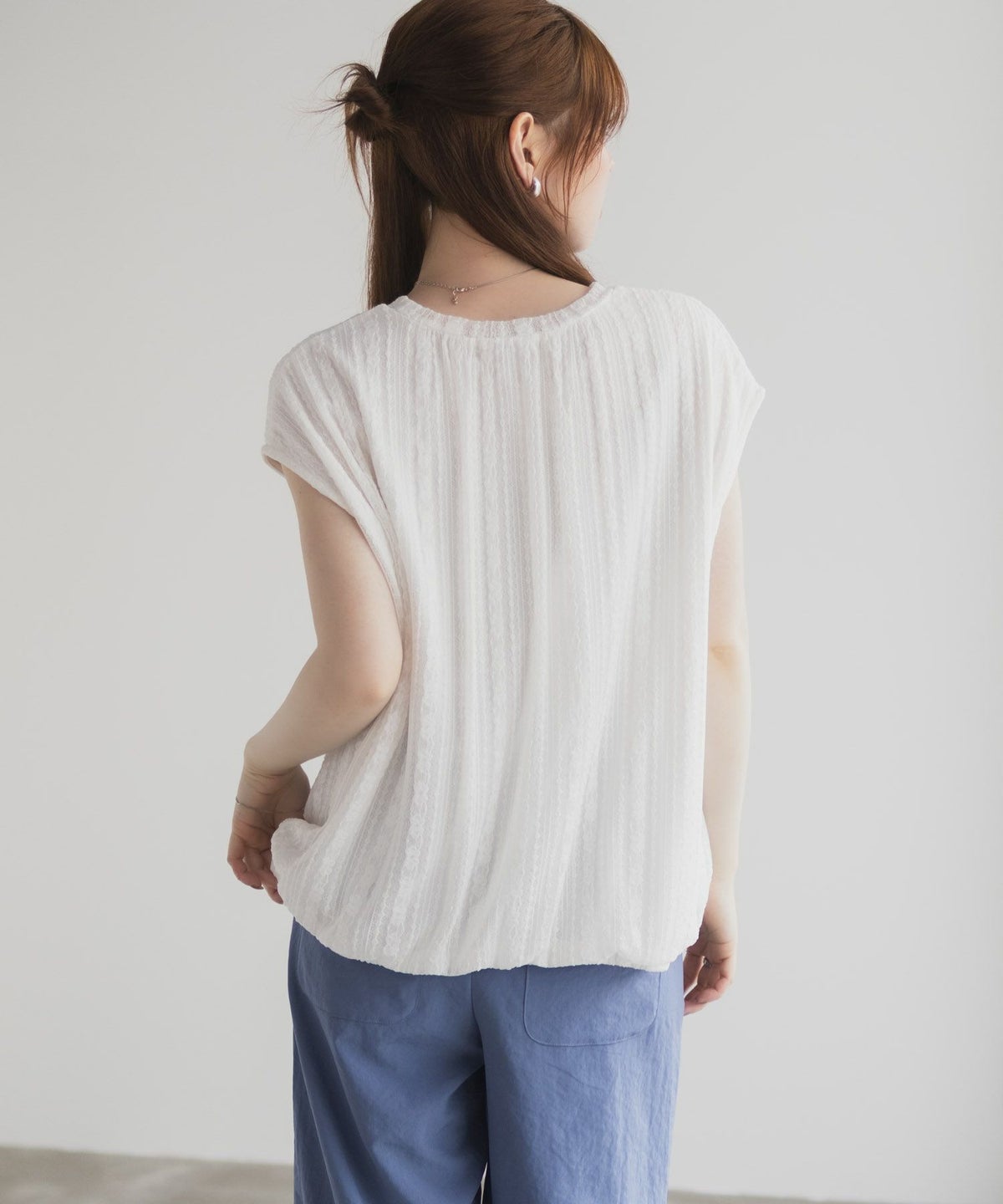 HusHusH レースバルーンフレンチTシャツ レディース ネコポス 対応商品