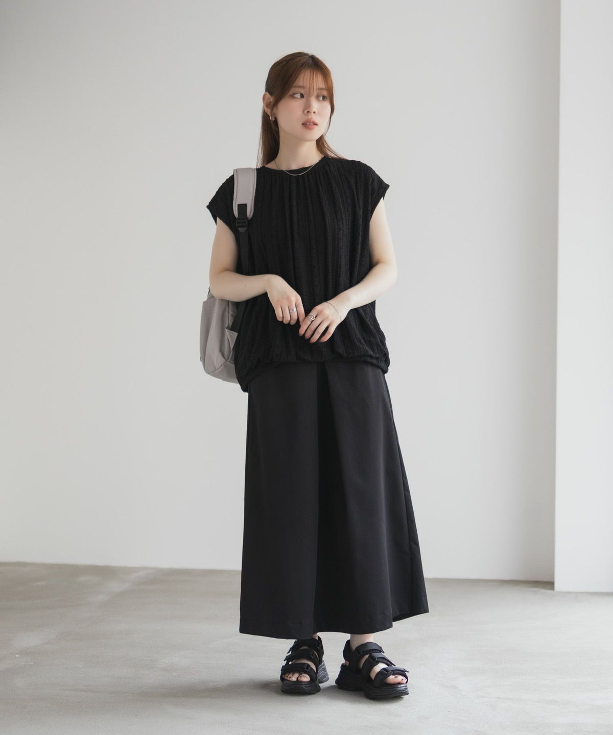 HusHusH レースバルーンフレンチTシャツ レディース ネコポス 対応商品