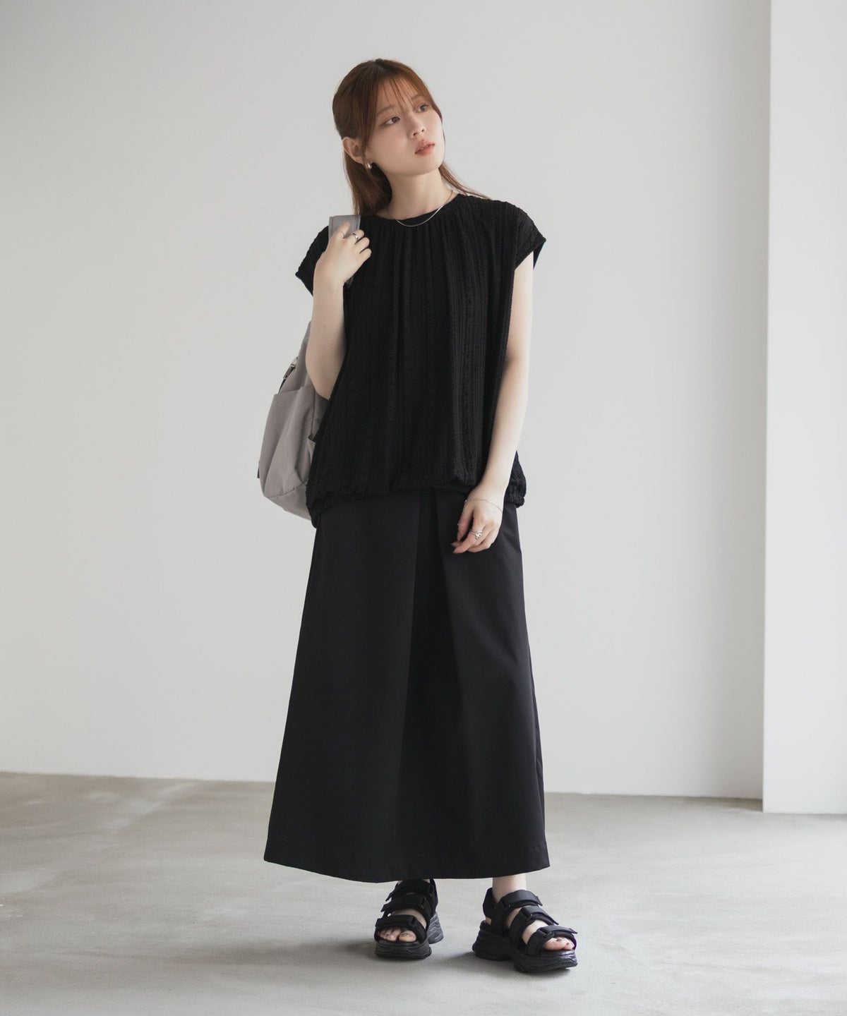 HusHusH レースバルーンフレンチTシャツ レディース ネコポス 対応商品