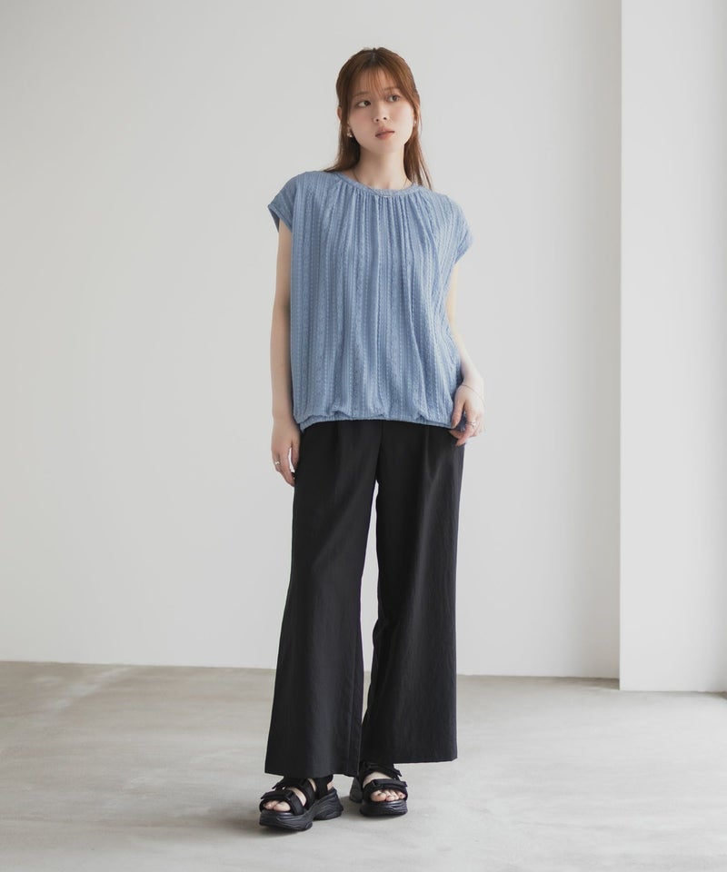 HusHusH レースバルーンフレンチTシャツ レディース メール便 対応商品商品画像-19