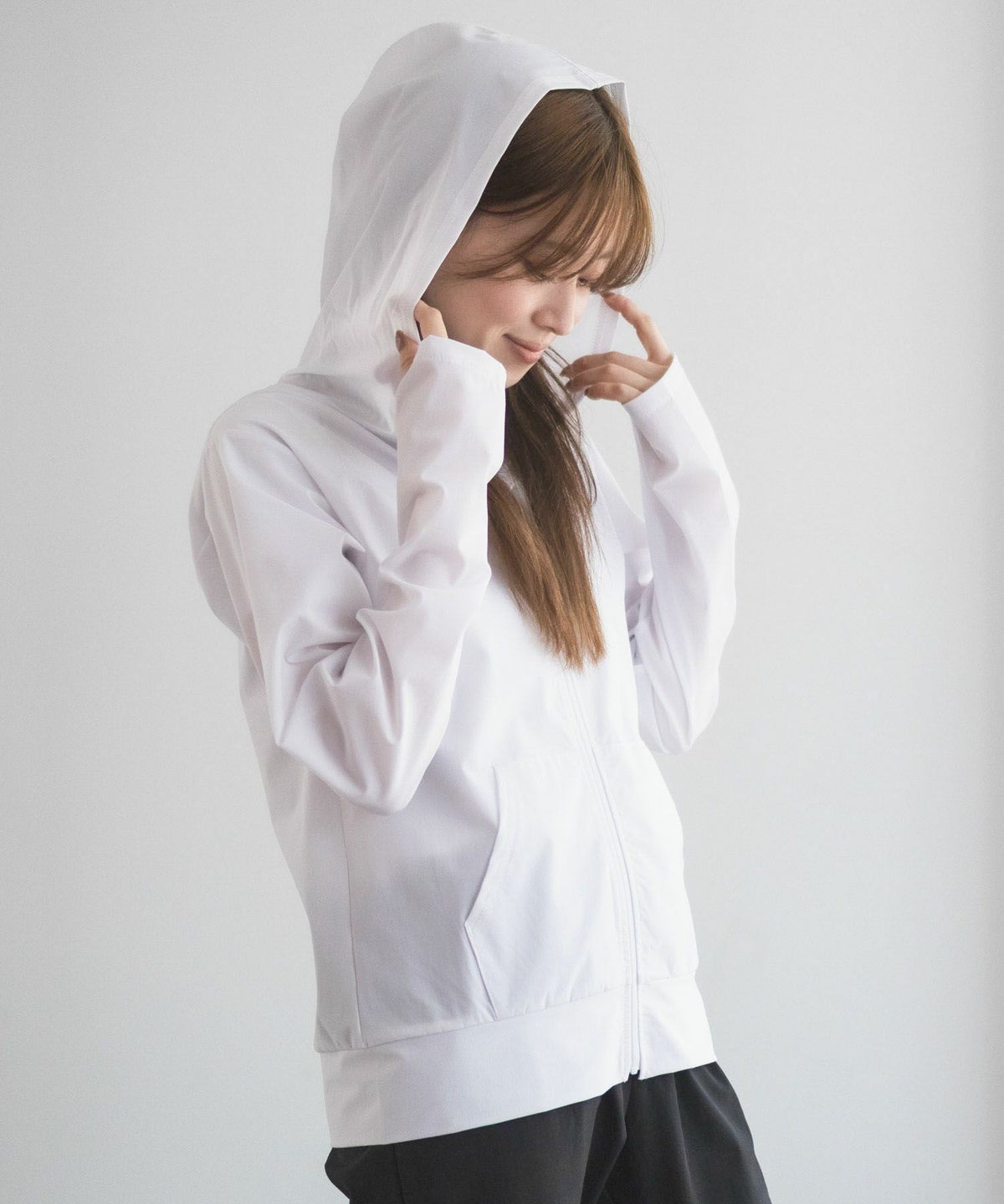 nAvy ラッシュガード ジップパーカー レディース