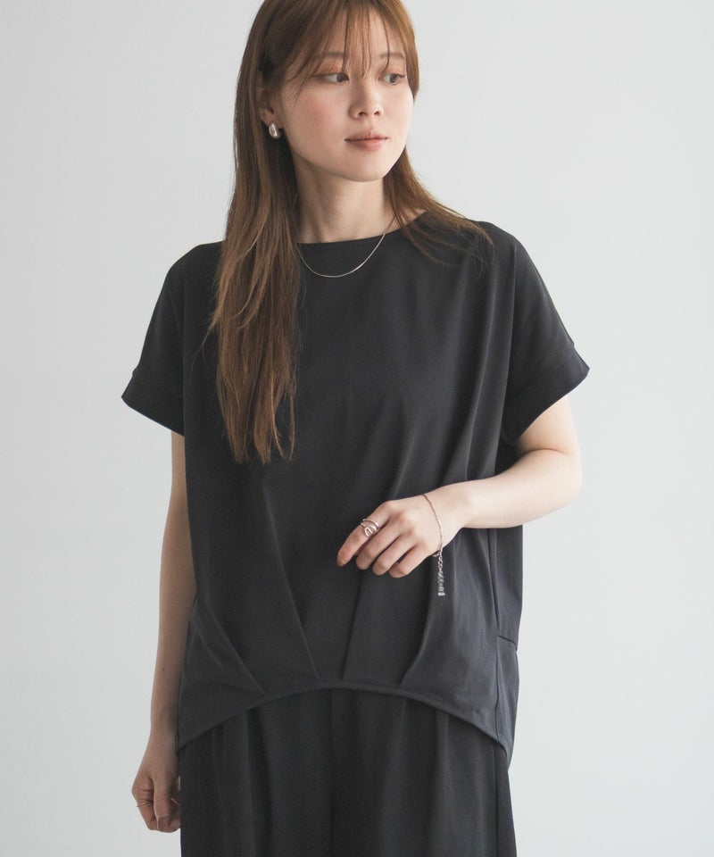 nAvy SARARI 裾タックプルオーバー レディース メール便 対応商品商品画像-4