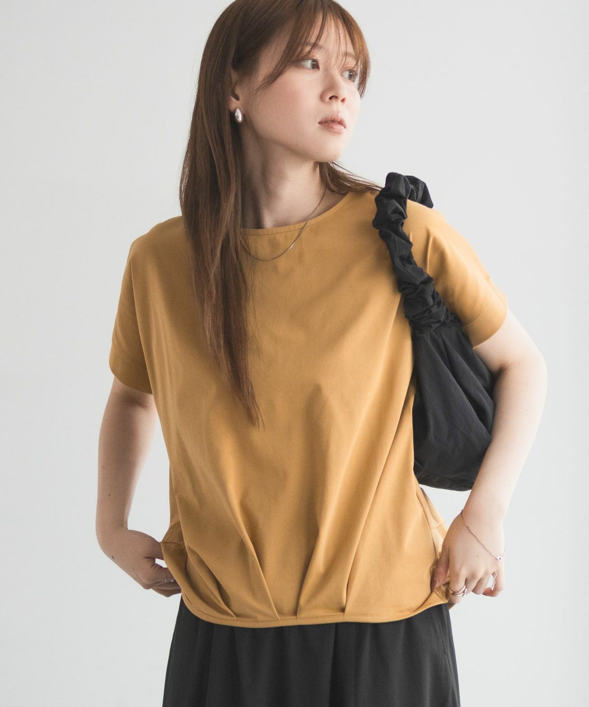 nAvy SARARI 裾タックプルオーバー レディース ネコポス 対応商品