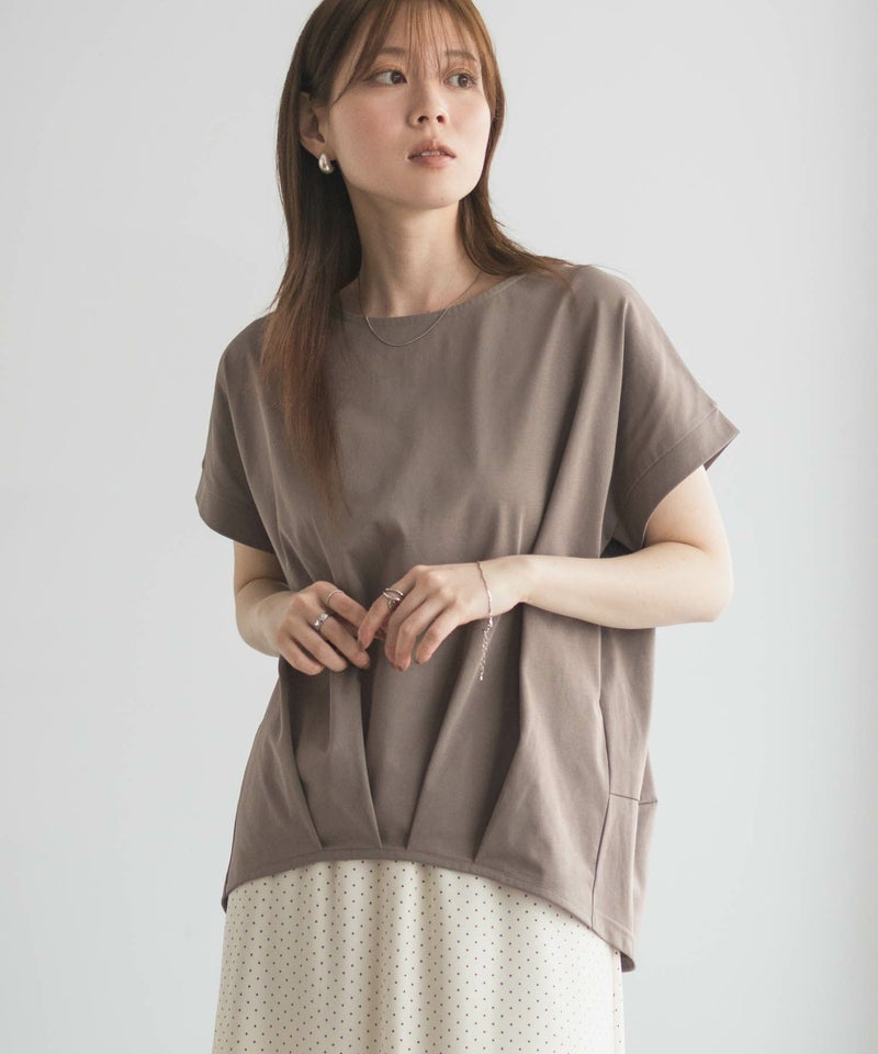 nAvy  SARARI 裾タックプルオーバー レディース メール便 対応商品商品画像-18