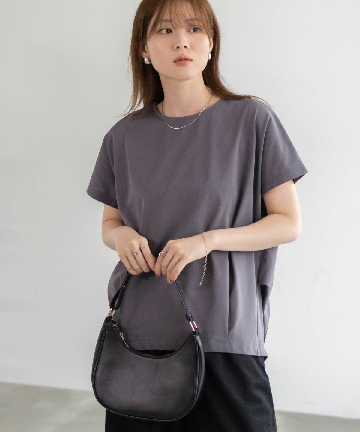 nAvy SARARI 裾切替プルオーバー レディース ネコポス 対応商品