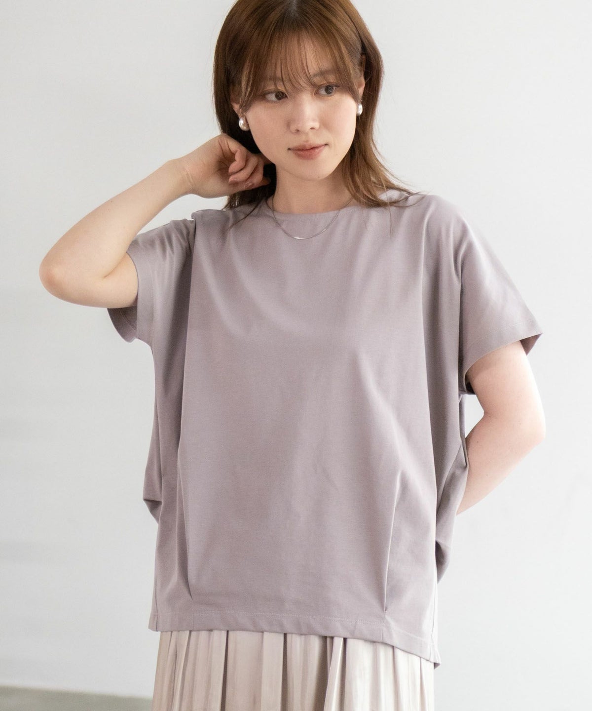 nAvy SARARI 裾切替プルオーバー レディース ネコポス 対応商品