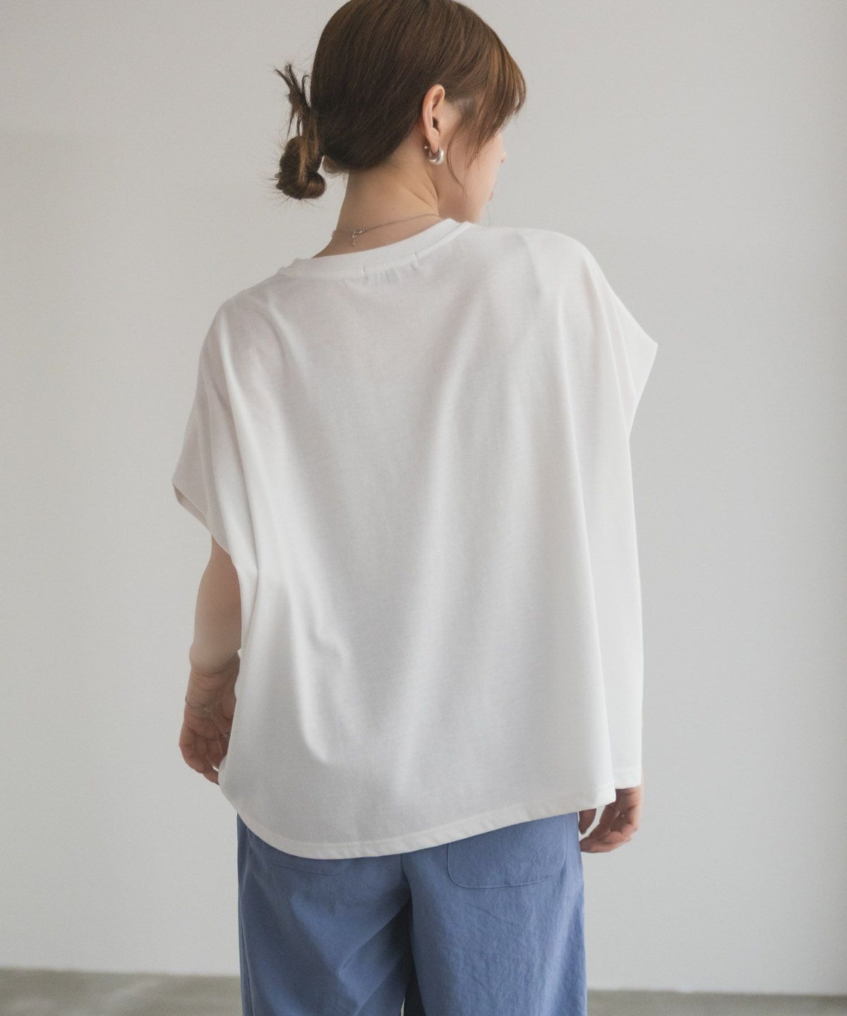 HusHusH パール使いプリントドルマンTシャツ レディース ネコポス 対応商品