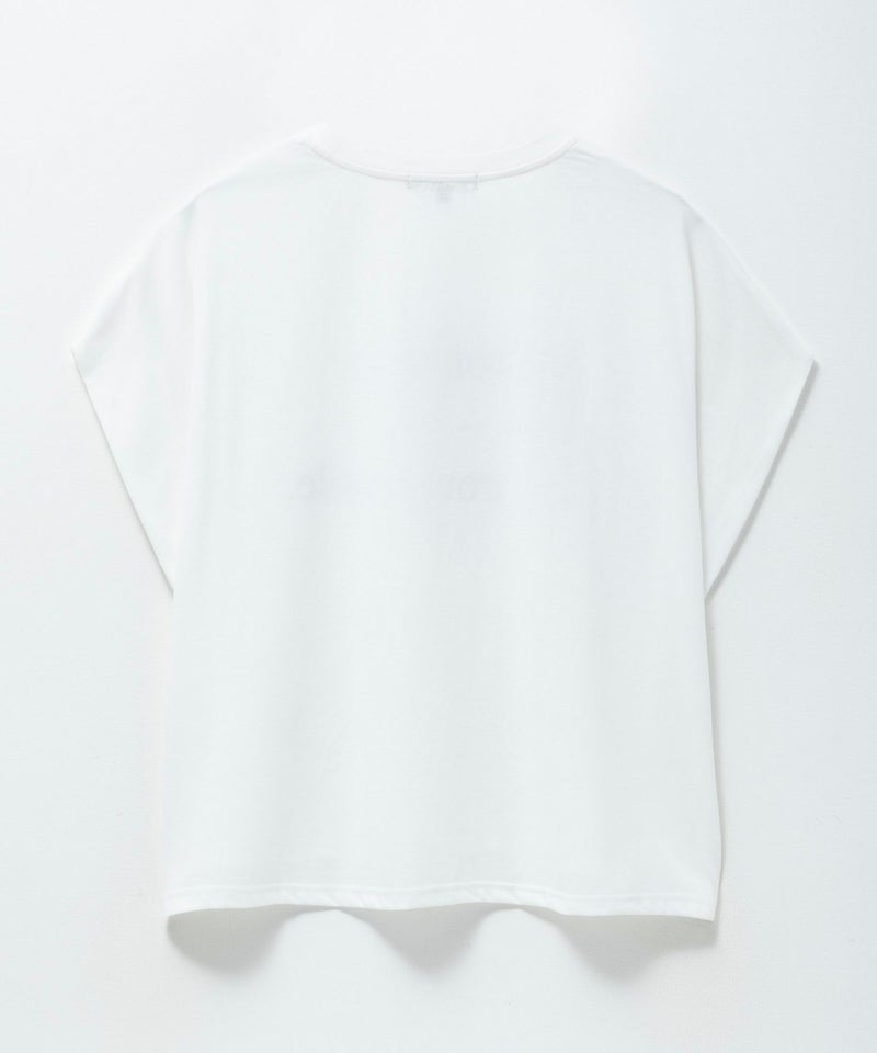 HusHusH パール使いプリントドルマンTシャツ レディース メール便 対応商品商品画像-25