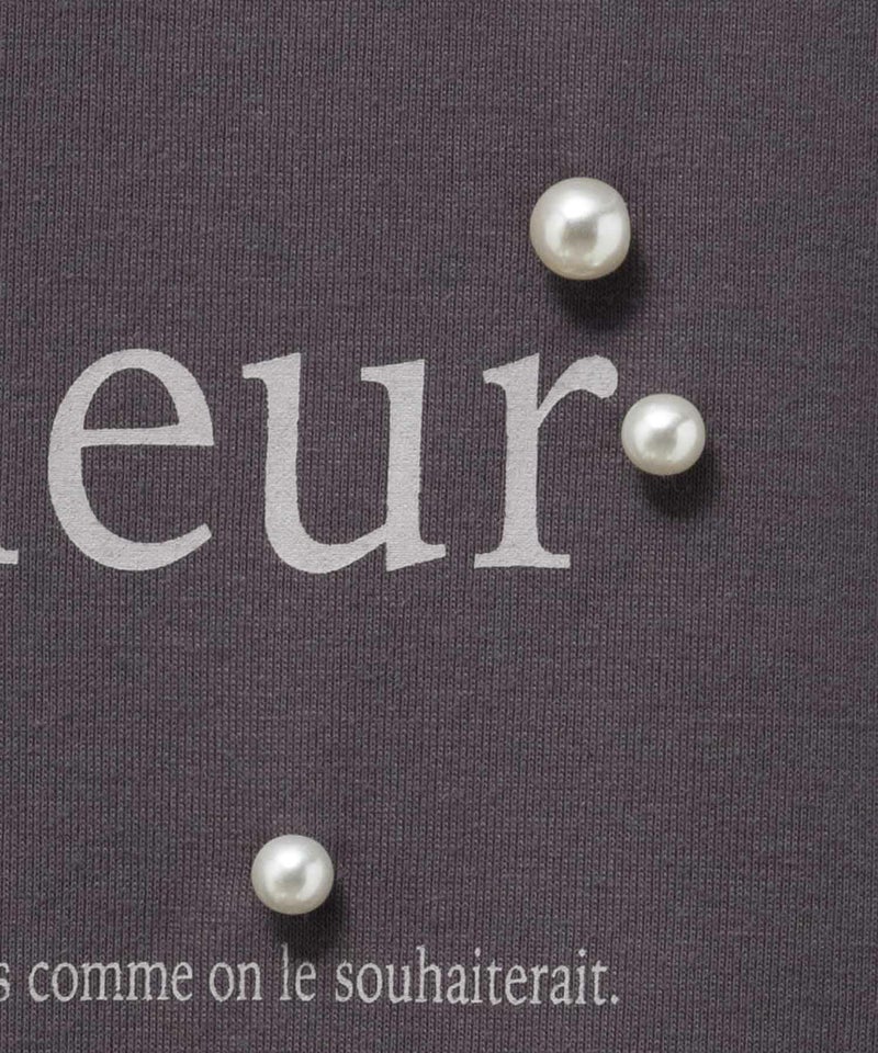 HusHusH  パール使いプリントドルマンTシャツ レディース メール便 対応商品商品画像-33