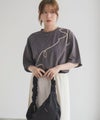 HusHusH  コード刺繍Tシャツ レディース メール便 対応商品商品サムネイル-5