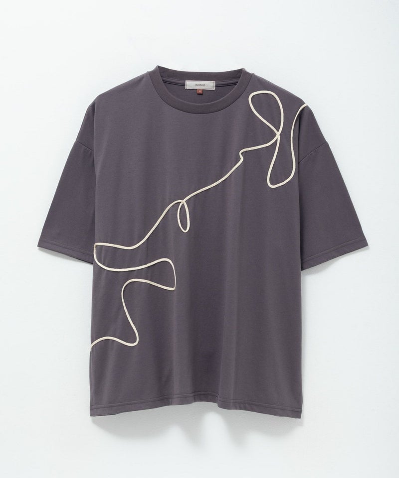 HusHusH コード刺繍Tシャツ レディース メール便 対応商品商品画像-21