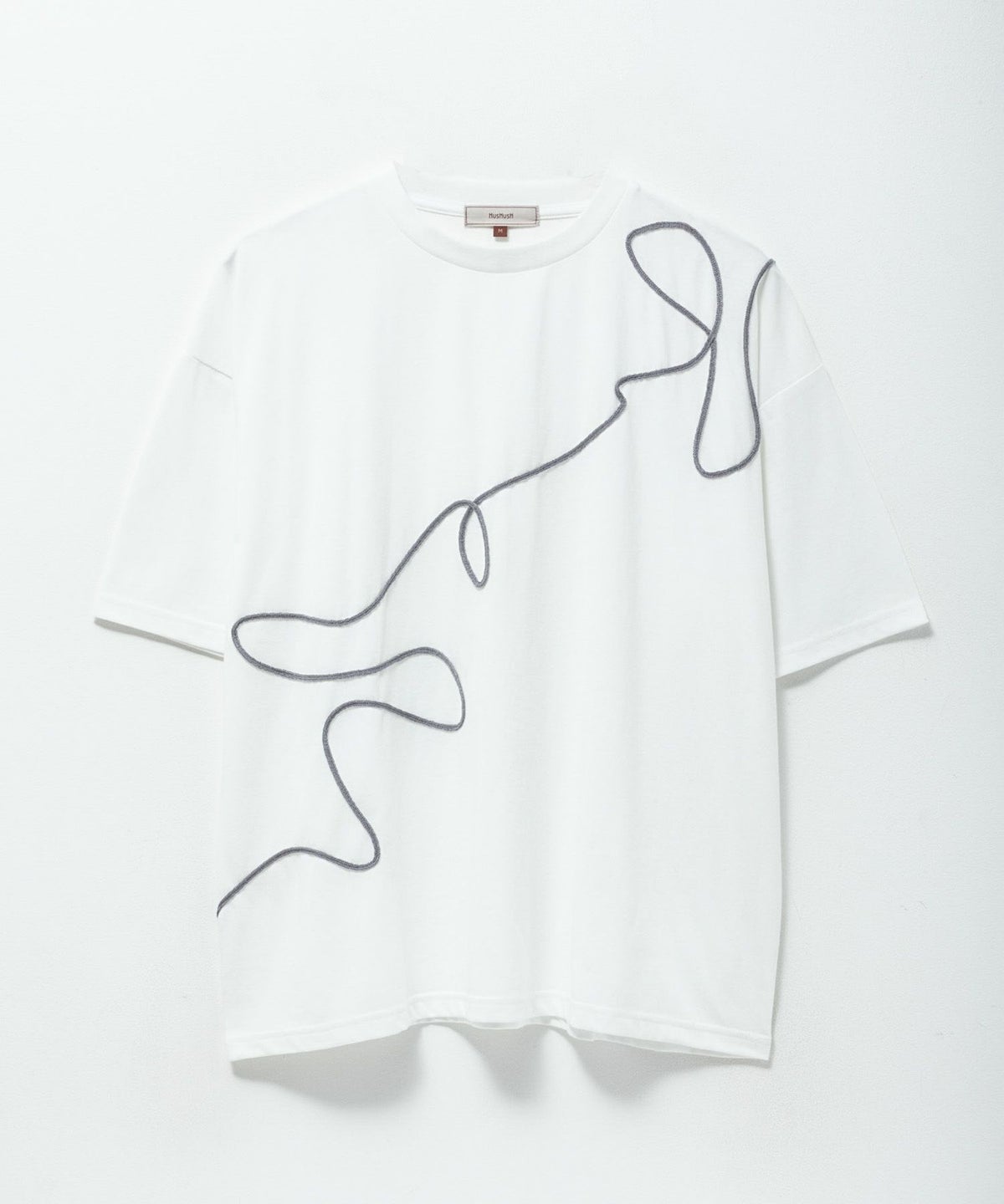 HusHusH コード刺繍Tシャツ レディース ネコポス 対応商品