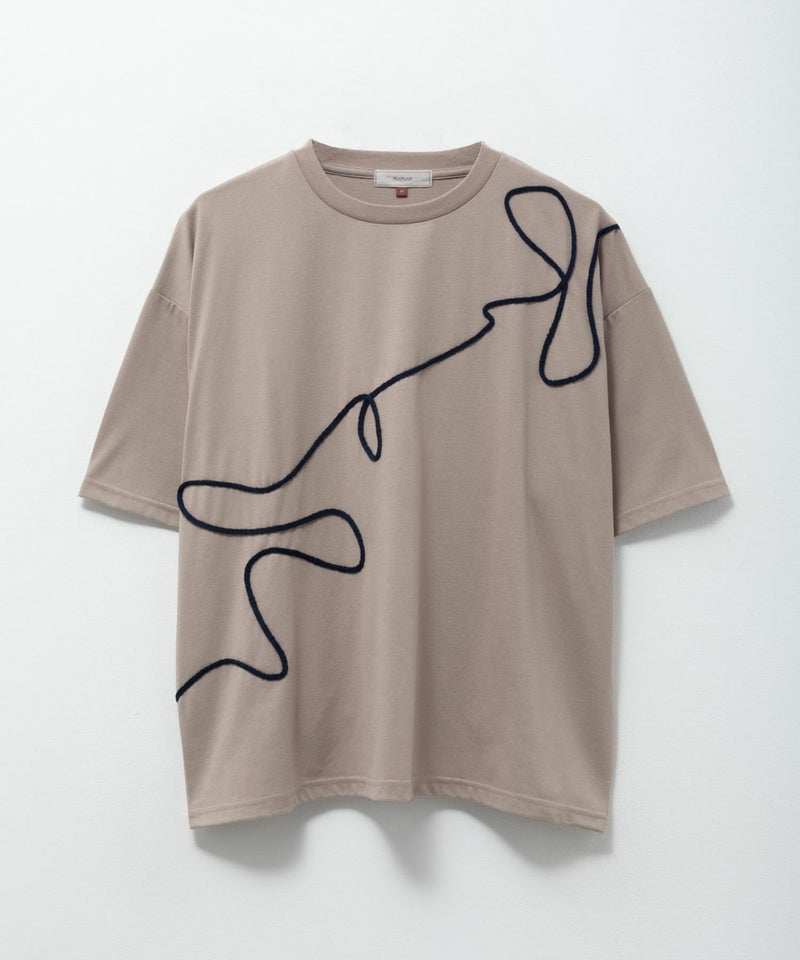 HusHusH コード刺繍Tシャツ レディース メール便 対応商品商品画像-25