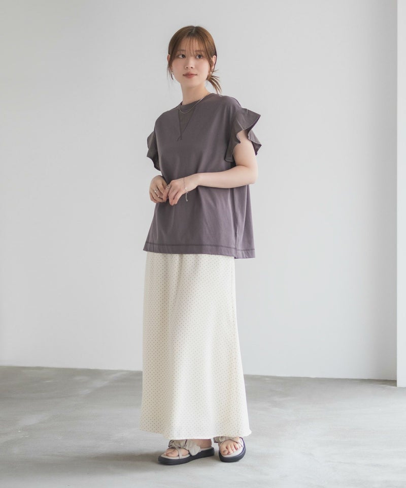 HusHusH  布帛フリルTシャツ レディース メール便 対応商品商品画像-13