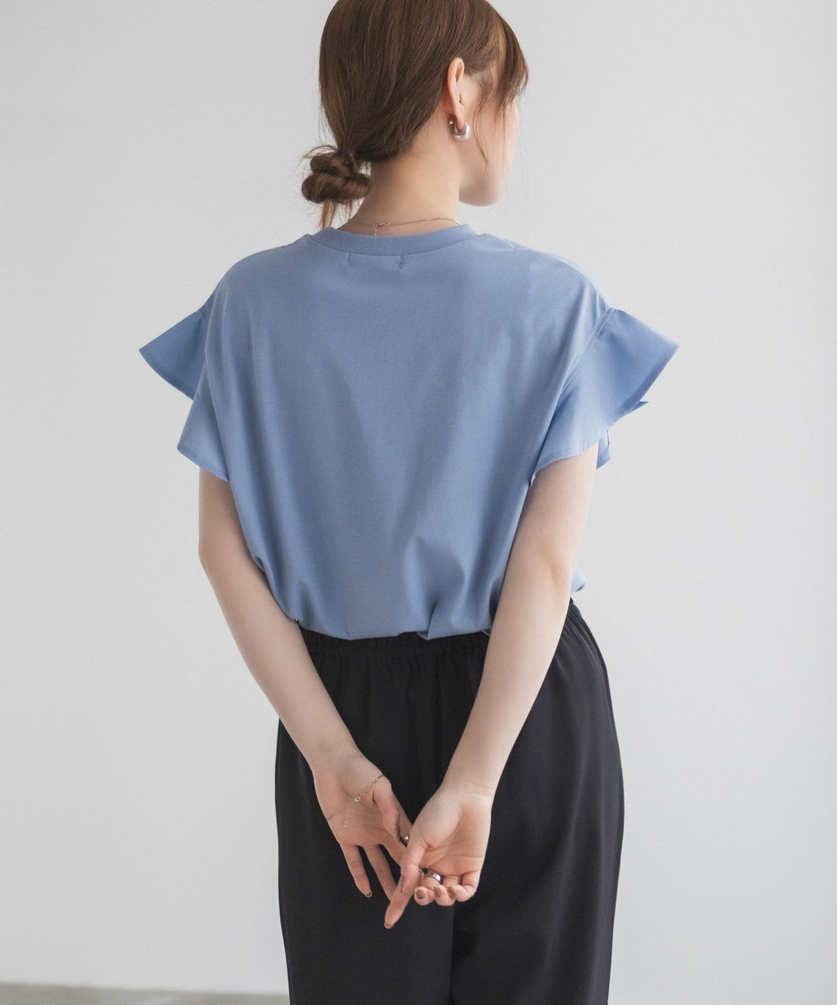 HusHusH 布帛フリルTシャツ レディース ネコポス 対応商品