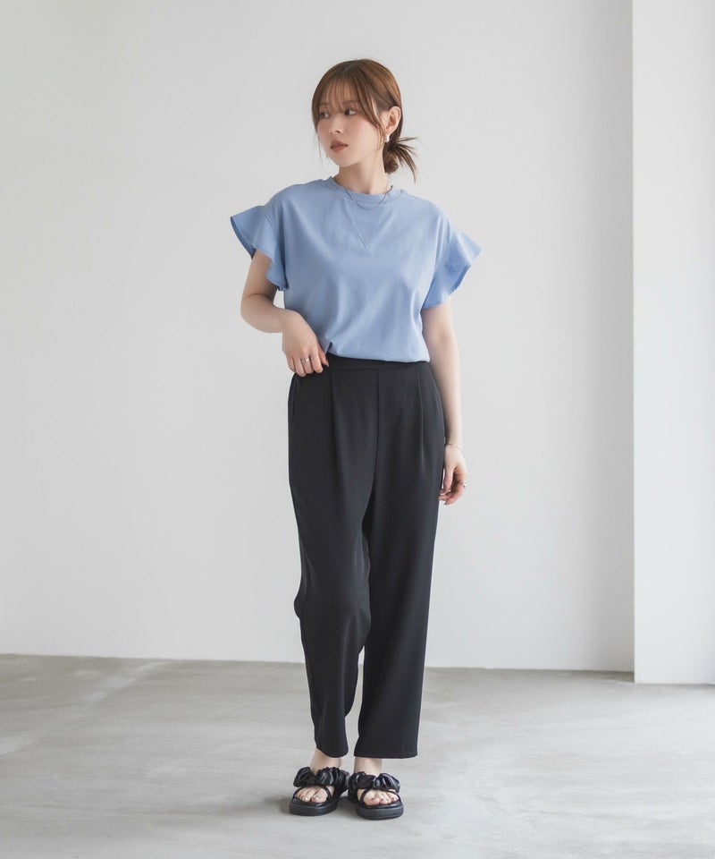 HusHusH  布帛フリルTシャツ レディース メール便 対応商品商品画像-17