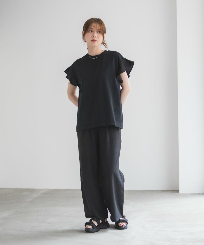 HusHusH  布帛フリルTシャツ レディース メール便 対応商品商品画像-26