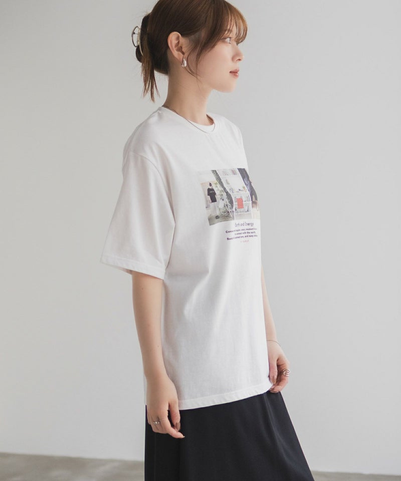 HusHusH フォトプリントTシャツ レディース メール便 対応商品商品画像-7