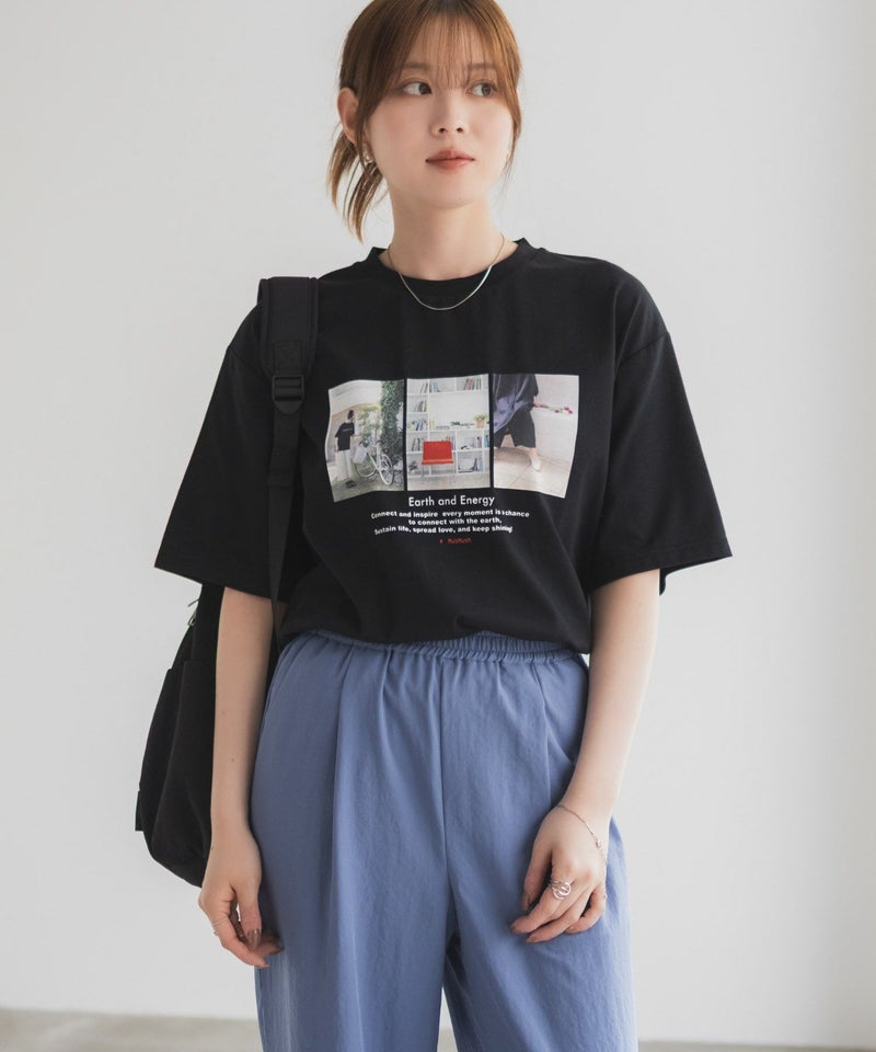 HusHusH フォトプリントTシャツ レディース メール便 対応商品商品画像-12