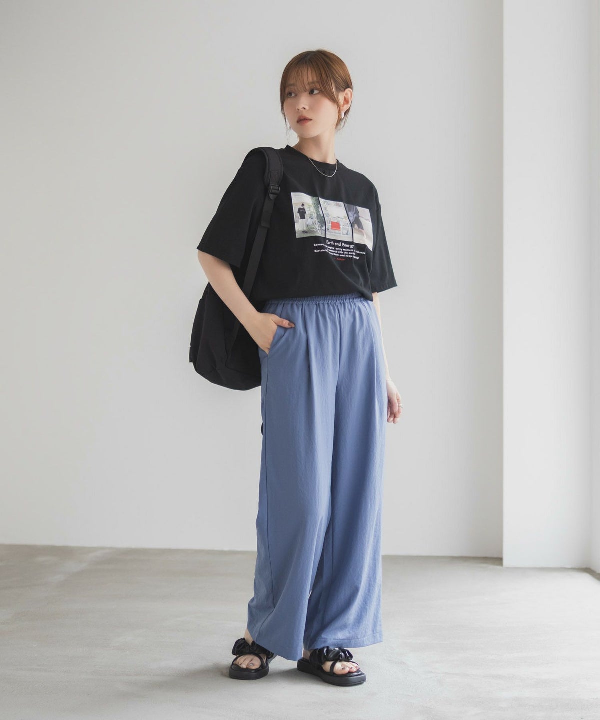 HusHusH フォトプリントTシャツ レディース ネコポス 対応商品