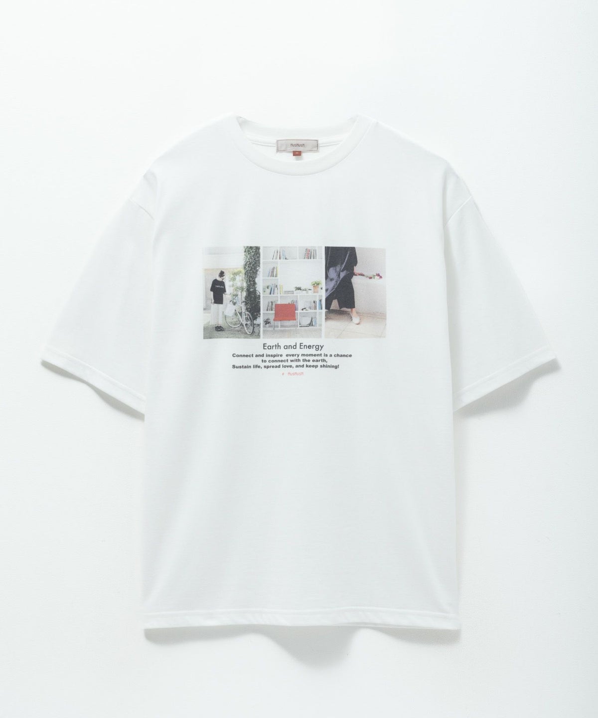 HusHusH フォトプリントTシャツ レディース ネコポス 対応商品