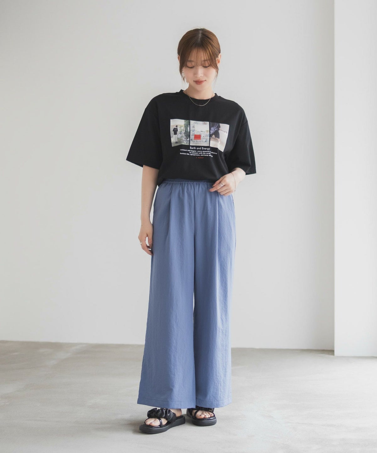 HusHusH フォトプリントTシャツ レディース ネコポス 対応商品