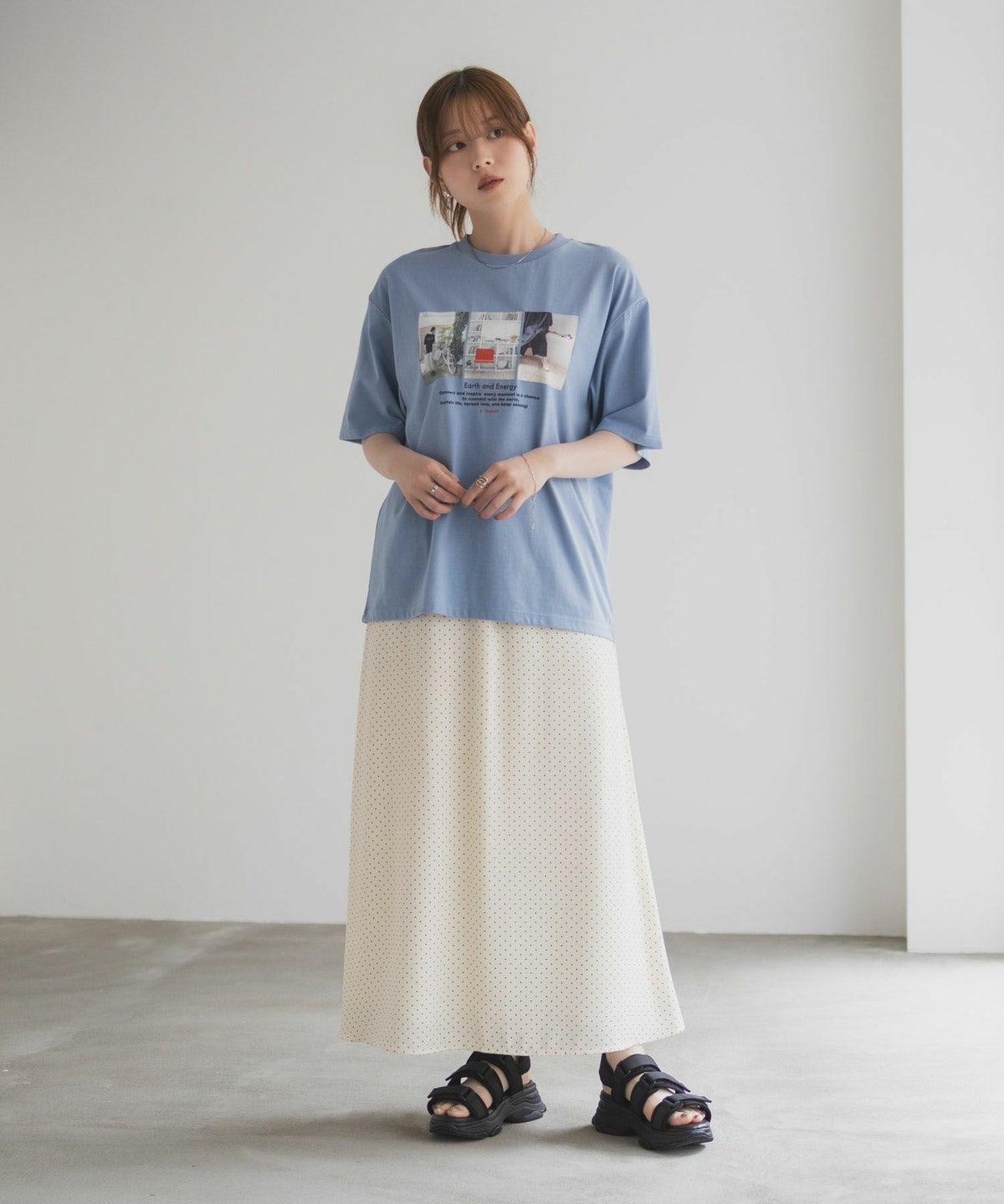 HusHusH フォトプリントTシャツ レディース ネコポス 対応商品