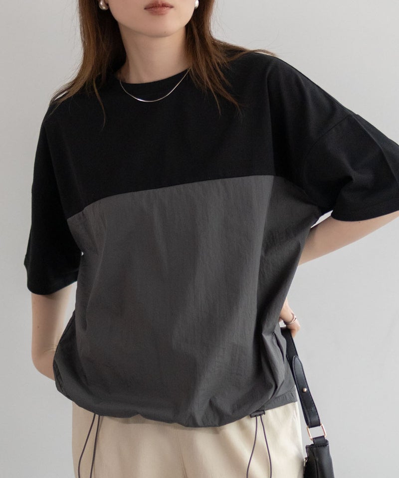 nAvy  切替ドロストプルオーバー レディース メール便 対応商品商品画像-1