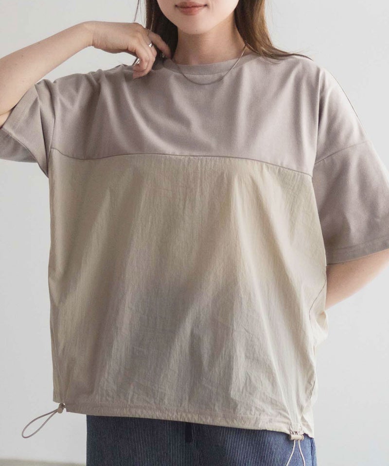 nAvy 切替ドロストプルオーバー レディース メール便 対応商品商品画像-3