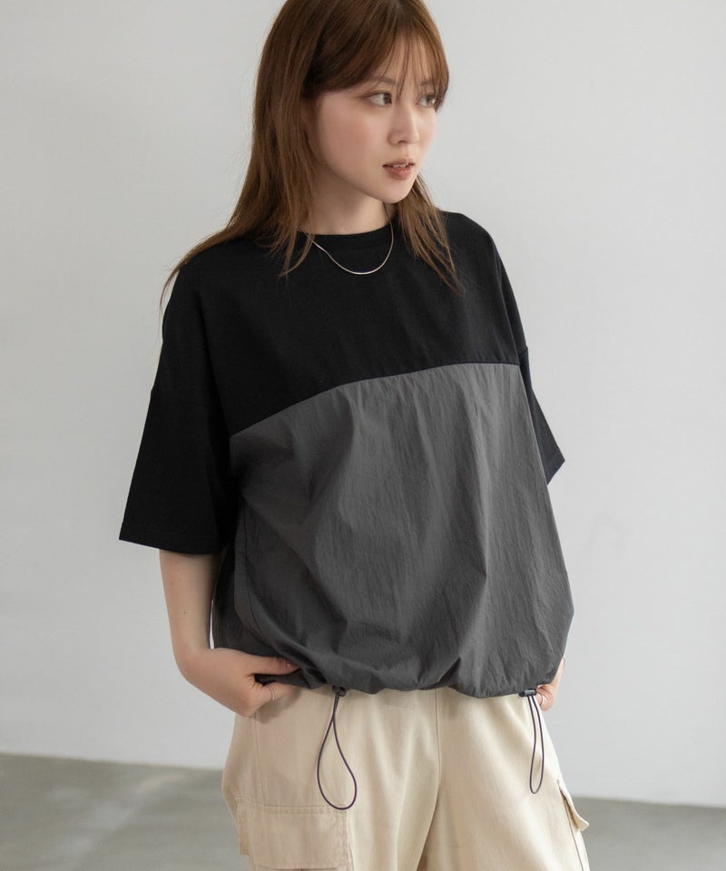 nAvy  切替ドロストプルオーバー レディース メール便 対応商品商品画像-6