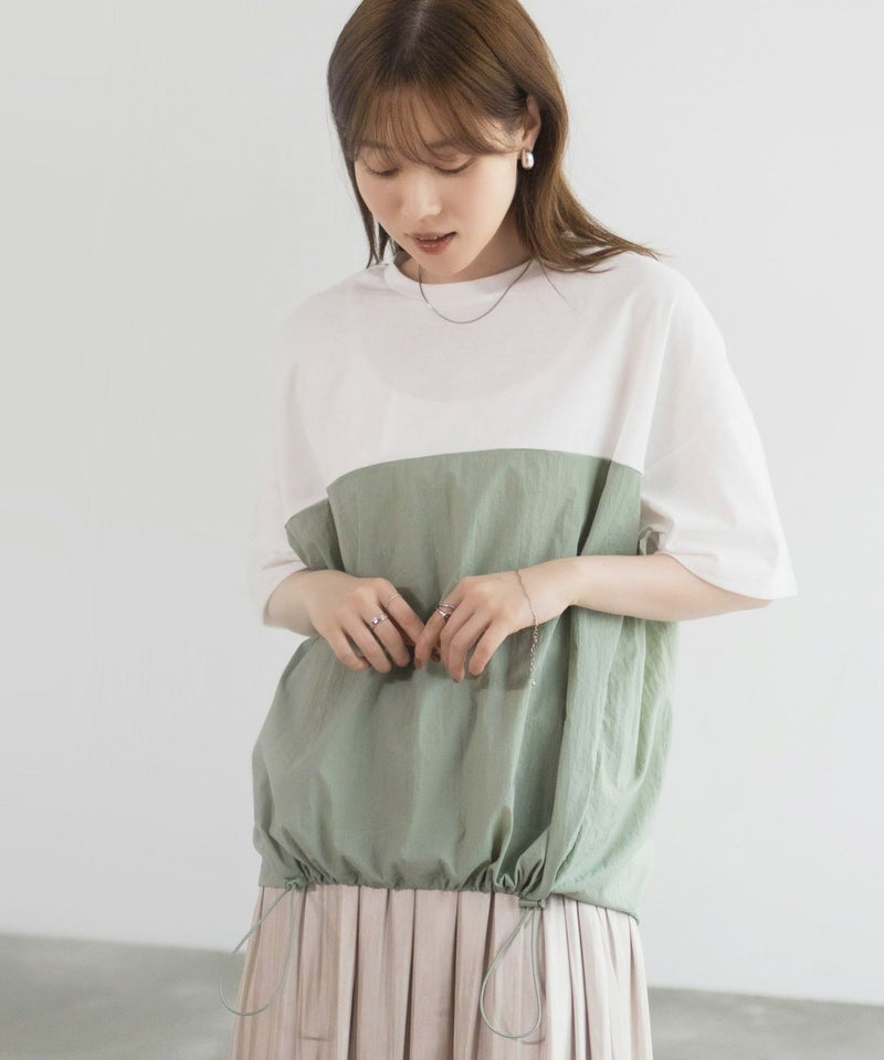 nAvy  切替ドロストプルオーバー レディース メール便 対応商品商品画像-10