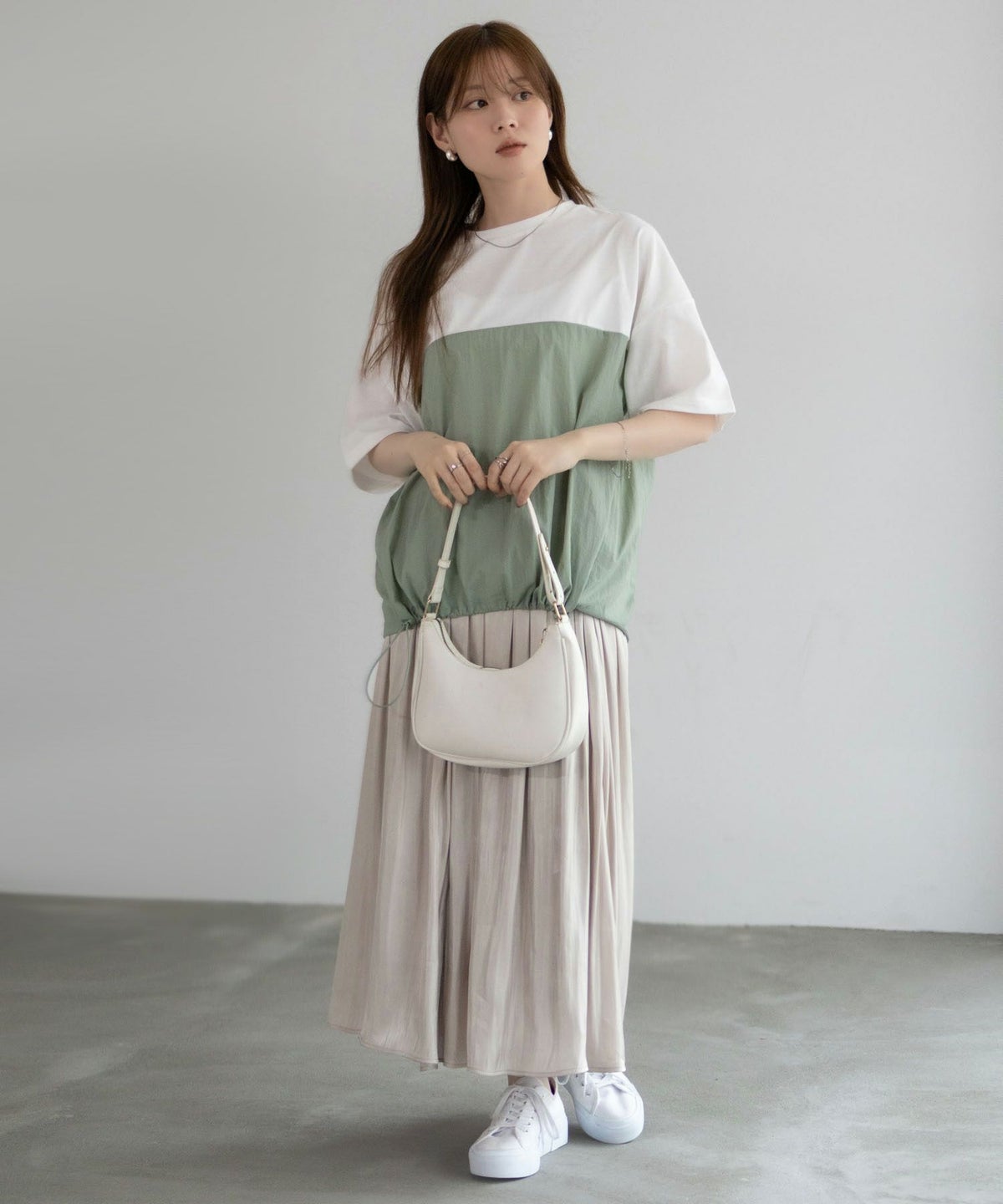 nAvy 切替ドロストプルオーバー レディース ネコポス 対応商品