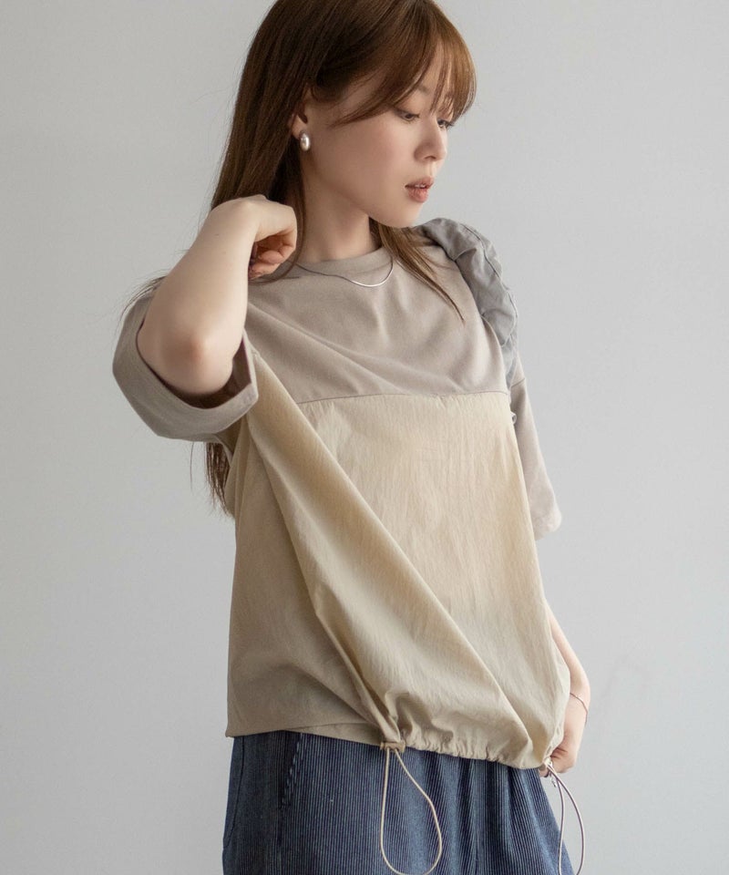 nAvy  切替ドロストプルオーバー レディース メール便 対応商品商品画像-16