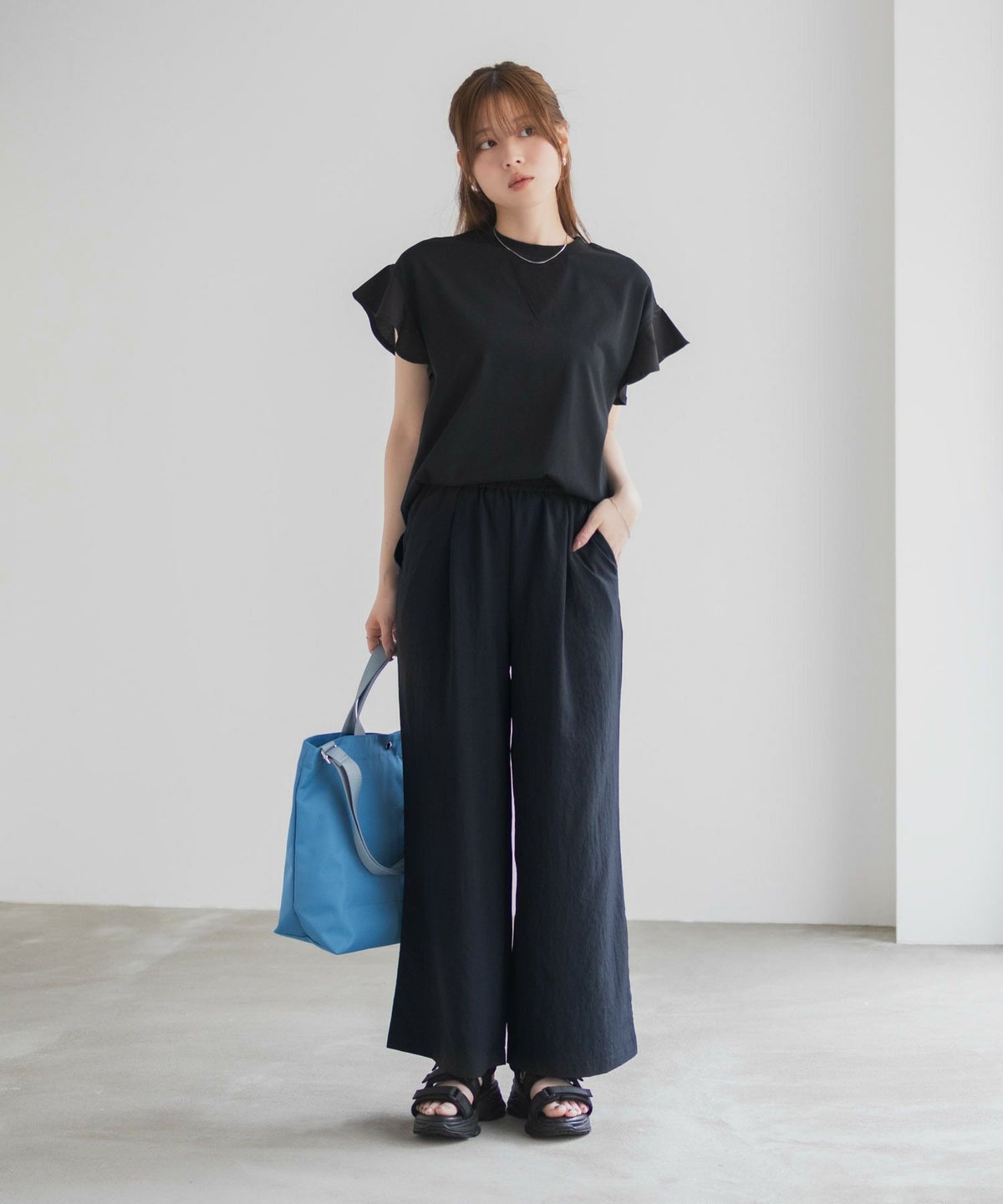 HusHusH ワイドパンツ レディース