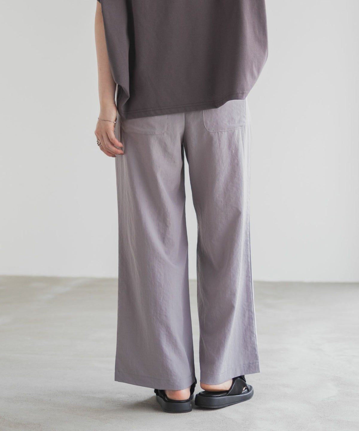 HusHusH ワイドパンツ レディース