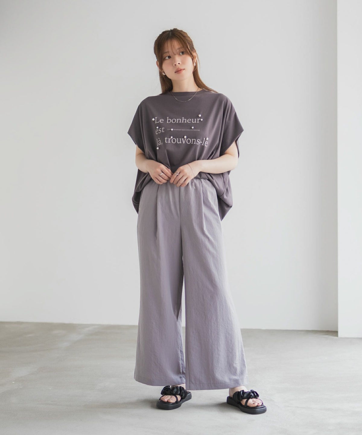 HusHusH ワイドパンツ レディース